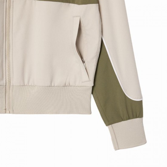 Veste Lacoste Ultra Dry Gris Kaki Vert Femme