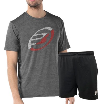 Conjunto Bullpadel Cogne Gris Negro