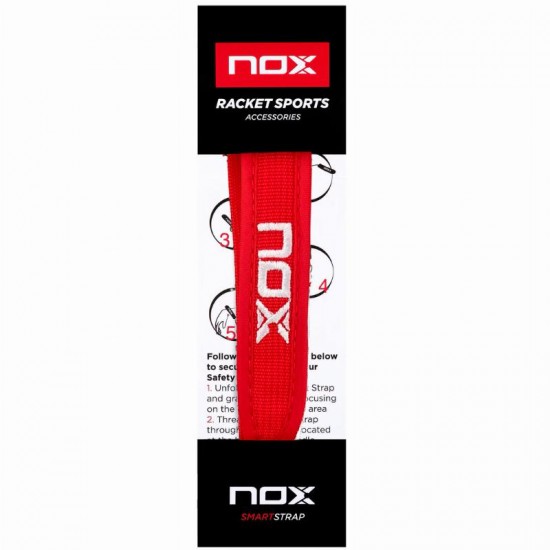 Cordon Nox SmartStrap Luxo Vermelho Branco