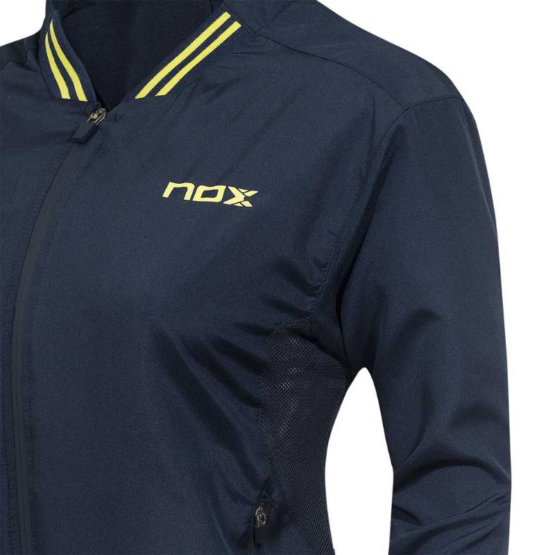 Blus?o Corta-vento Feminino Nox Pro Lime Blue
