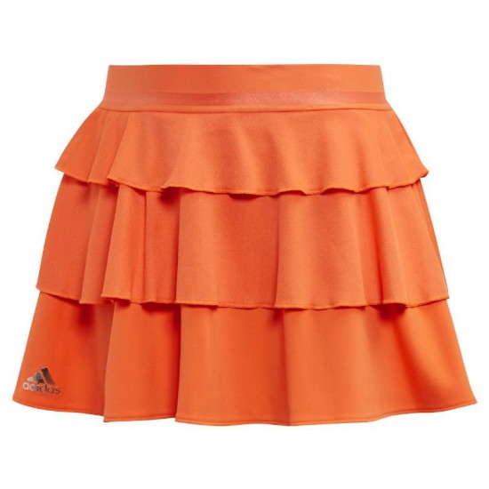 Falda Adidas Frill Naranja Junior