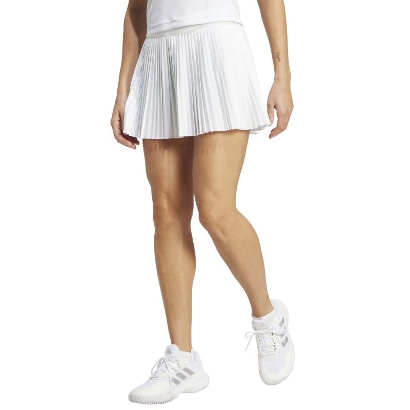 Falda Adidas Originals Pro London Blanco Plissado