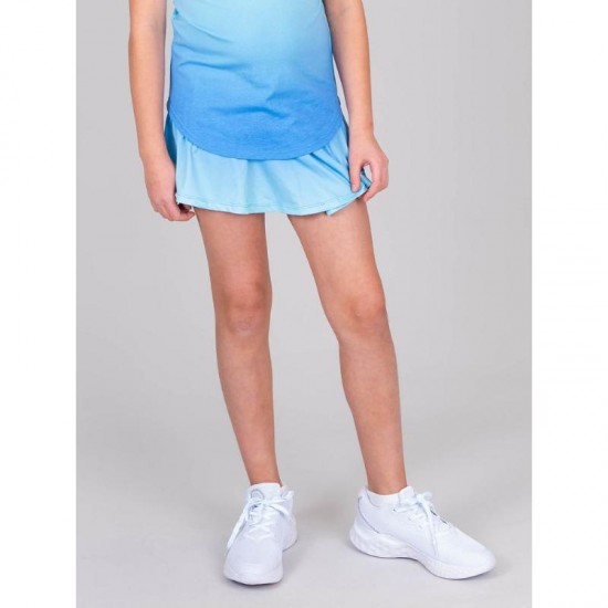 Falda Bidi Badu Colortwist Imprime Ondule Aqua Bleu Junior