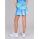 Falda Bidi Badu Colortwist Stampato Ondulato Blu Acqua Junior