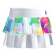 Falda Bidi Badu Kaleido Pleated Blanco Mix