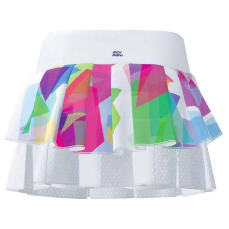 Falda Bidi Badu Kaleido Plissettato Blanco Mix Junior