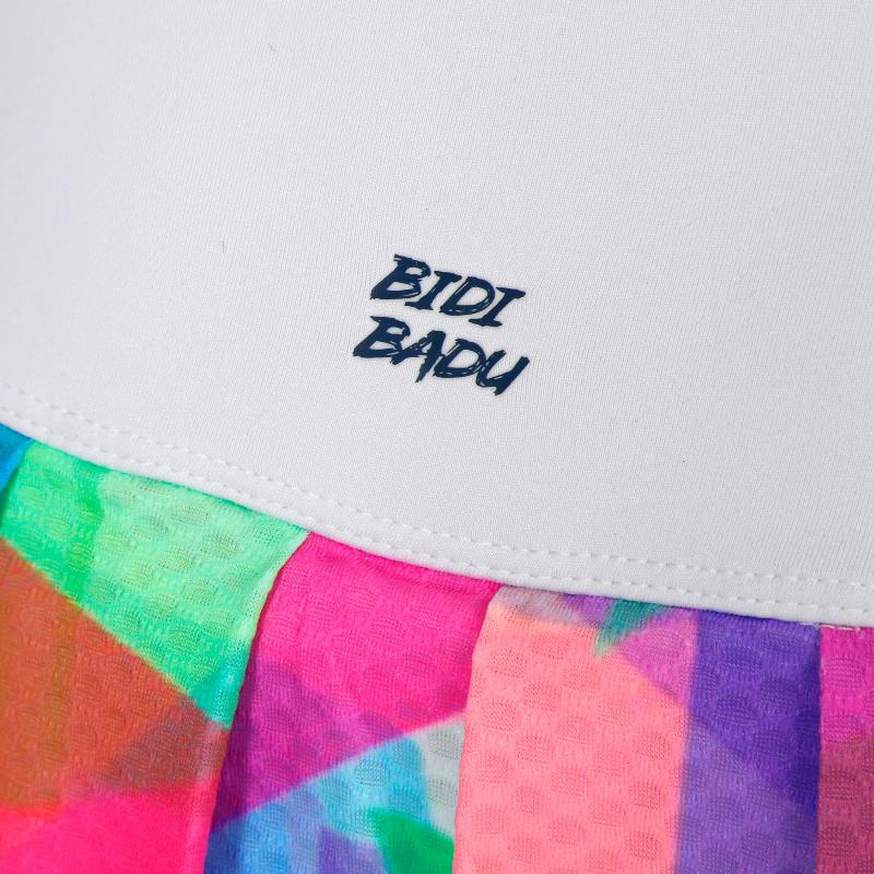 Falda Bidi Badu Kaleido Plissettato Blanco Mix Junior