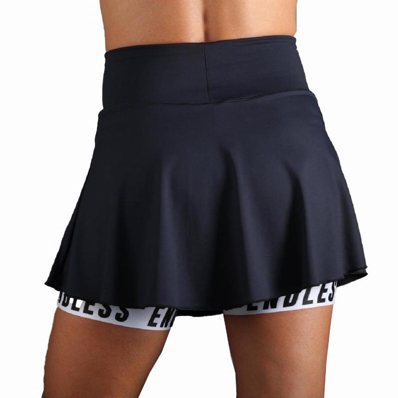 Falda Chill Negro Sem Fim