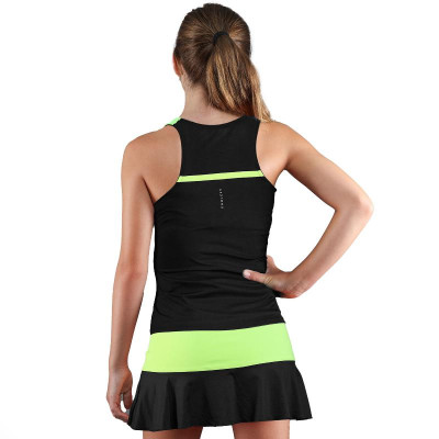 Falda Endless Lace Negro Verde Júnior