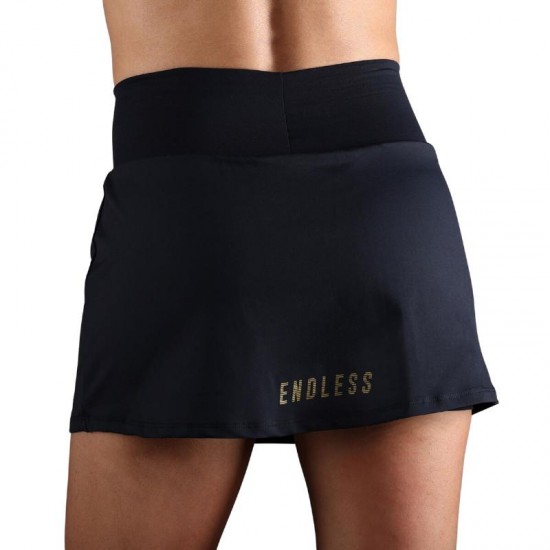 Endless Minimal HW Black Gold Skirt