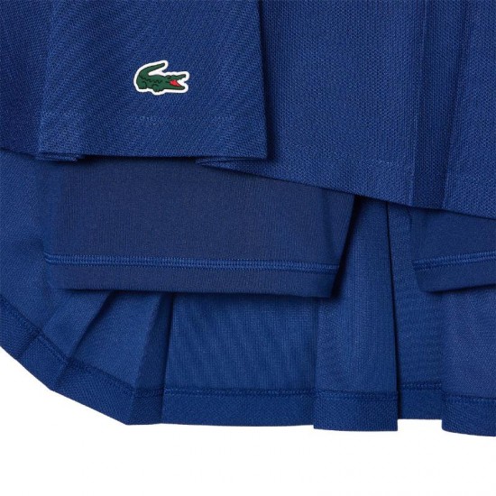 Jupe Lacoste Pique Bleu Marine