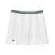 Lacoste Pique White Green Skirt