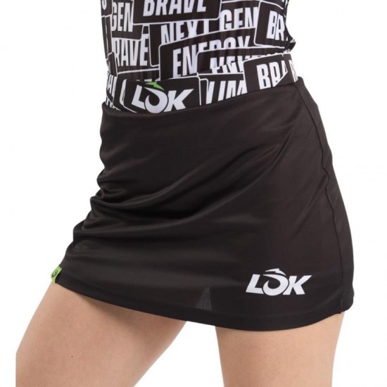 Falda Lok Sticker Storm Negro