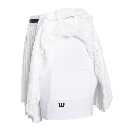 Falda Wilson Team Pleated Blanco