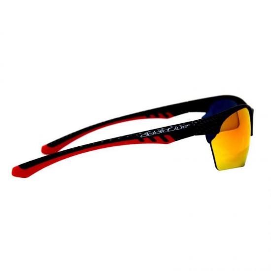 Addictive Tie Break glasses black red