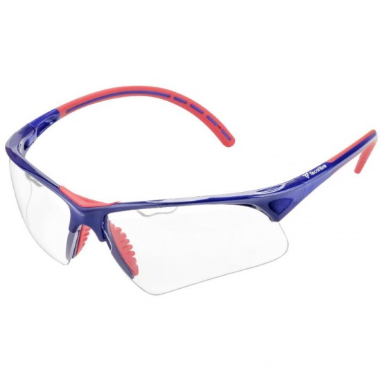 Tecnifibre Lunettes de squash rouge bleu