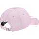 Gorra Adidas Baseball 3 Bandes Rosa Claro