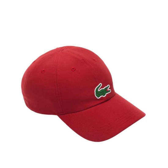 Gorra Lacoste Djokovic Sport Microfibra Burdeos