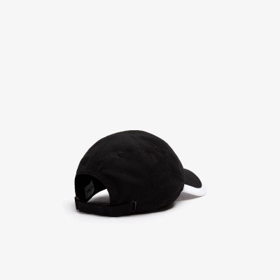 Casquette Lacoste Noir Blanc Clair