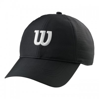 Wilson Ultralight Cap Black White