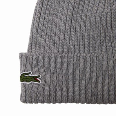 Gorro Lacoste Lana Gris Vigor