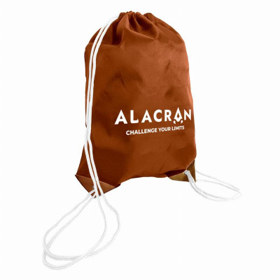 Saco de ginástica Alacran Marron Blanco