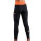 Endless Cross Pocket Black Orange Junior Leggings