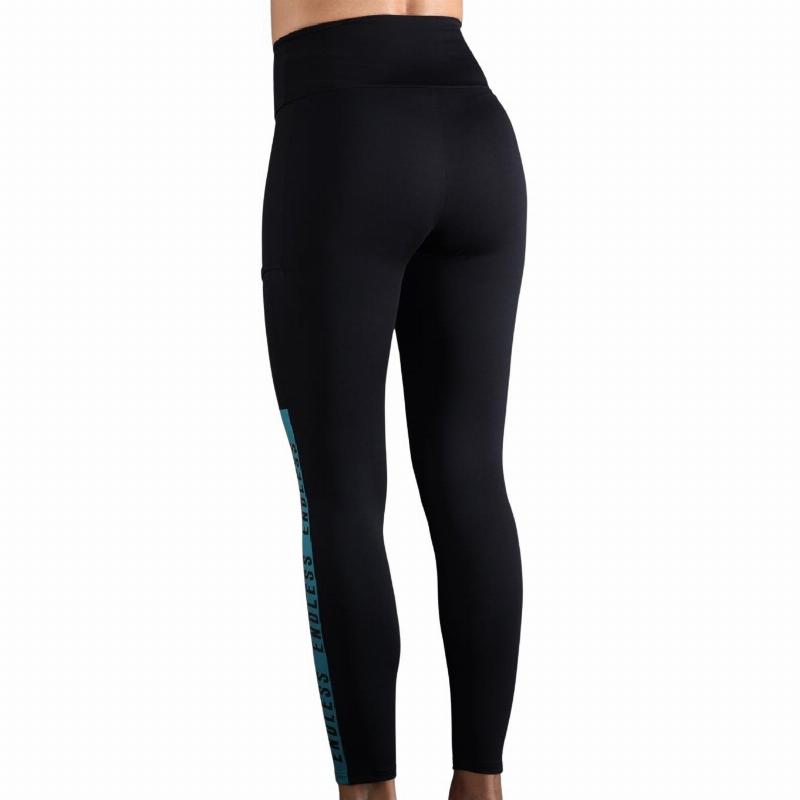 Leggings Endless Syncro Preto Petr?leo