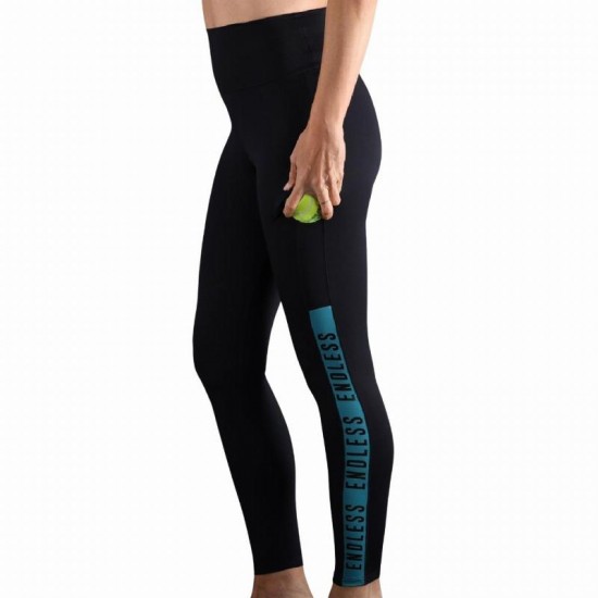 Endless Syncro Leggings Petroleum Black