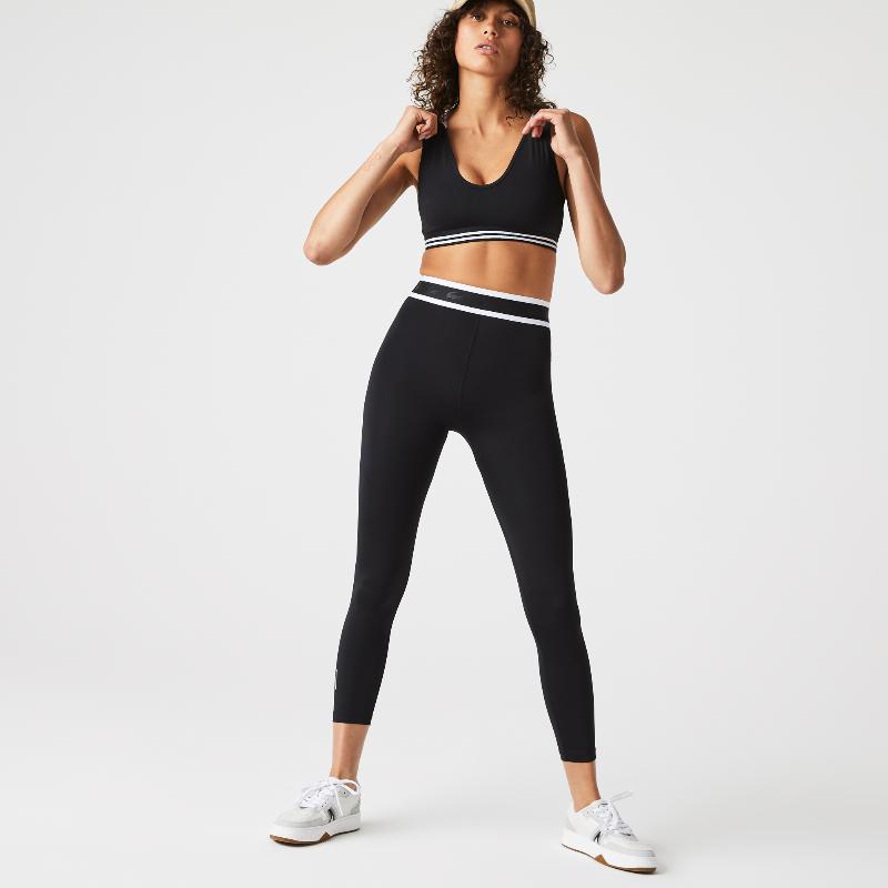 Lacoste Sport Cintura Impressa 7/8 Preto