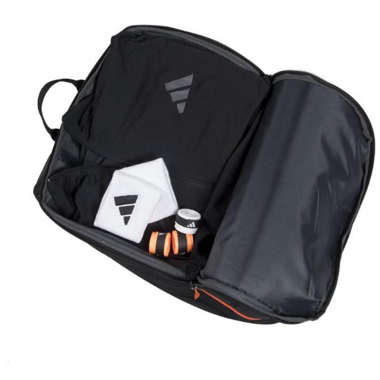 Mochila Adidas Protour 3.3 Preto Laranja