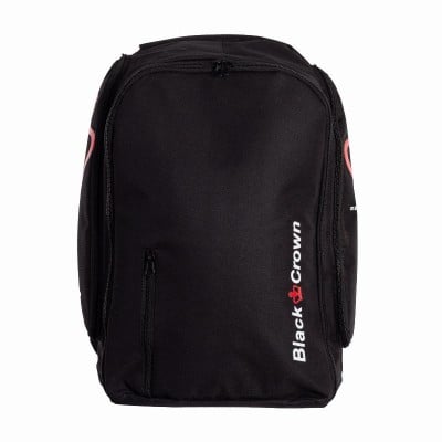 Black Crown Focus Black Red Backpack