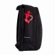 Black Crown Focus Black Red Backpack