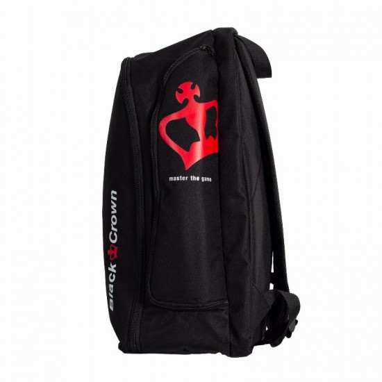 Black Crown Focus Black Red Backpack