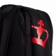 Black Crown Focus Black Red Backpack