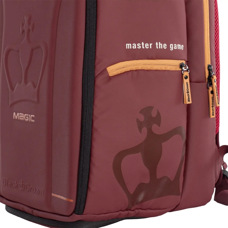 Mochila Black Crown Magic Bordeaux Gold