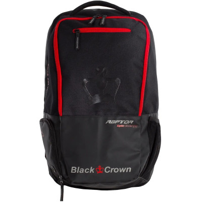 Mochila Black Crown Raptor Negro Rojo