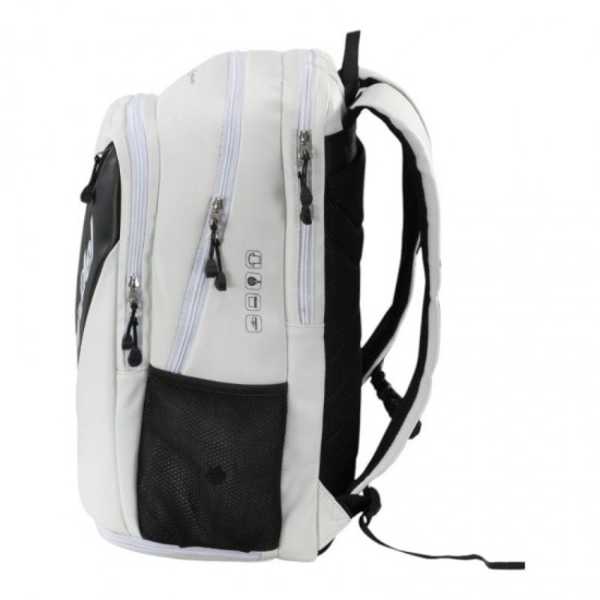 Mochila Bullpadel Premier Padel Vertex BPM25007 Blanco