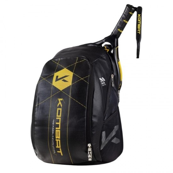 Mochila Kombat Manu Martin Osorno Negro Amarillo