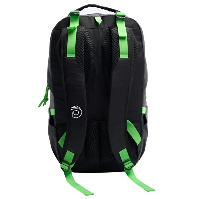 Lok Maxx Backpack Black Dark Gray Lime