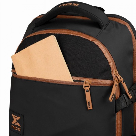 Mochila Nox AT10 Luxury Open Series Negro Marron