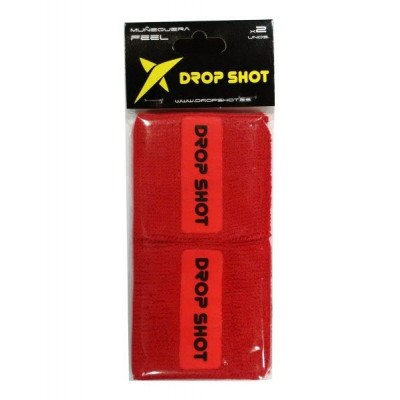 Drop Shot Soft Red Wristbands 2 unites