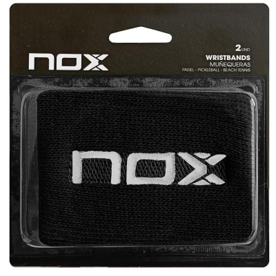 Nox Pulseira Preta Logo Branca 2 Unidades