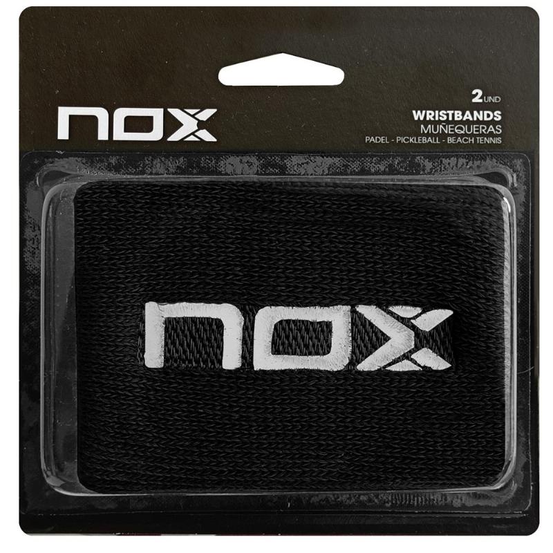 Nox Pulseira Preta Logo Branca 2 Unidades