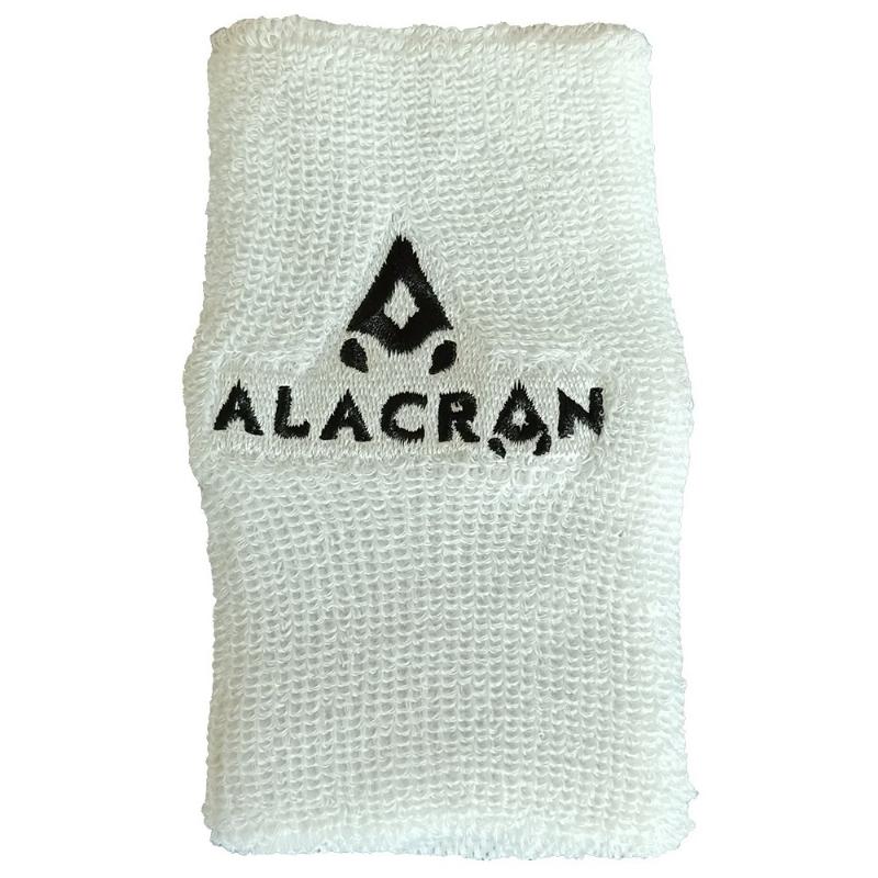 Wide Scorpion Wristband White Black