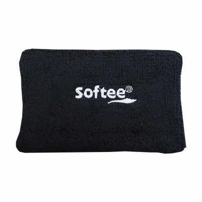 Softee Wide Black Wristband 1 unita