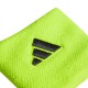 Adidas Short Lucid Lemon Black Wristbands 2 Units