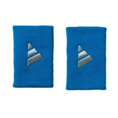 Pulseiras Adidas Longas Azul Cinza 2 Unidades