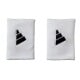 Adidas Long White Black Wristbands 2 Units