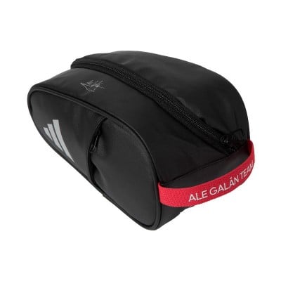 Adidas Ale Galan 3.4 Nero Rosso Borsa da toilette